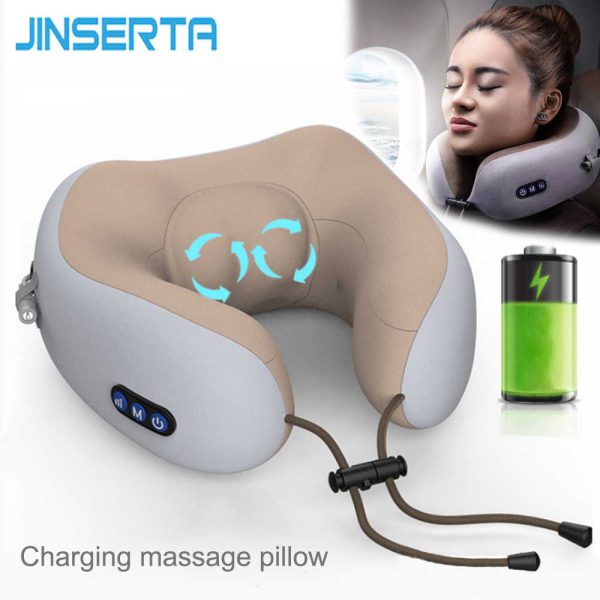 Neck Cushion Massager – USB Charging Massage Pillow